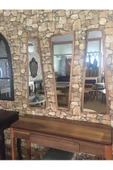 Onurdesign Wood Dresuar Ahşap Ceviz Boyalı Aynalı Dresuar - 4