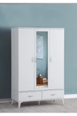 Onurdesign 3 Kapaklı 2 Çekmeceli Dolap - 1