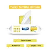 Deep Fresh İz Bırakmaz Yüzey Temizlik Havlusu Limon Yağlı 100 Yaprak 6 Adet - 2
