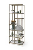 Onurdesign Fury Bronz Camlı Kitaplık - 2