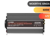 LEXRON 600 W WATT 12V MODİFİYE SİNUS İNVERTER - 1