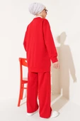 Önü Çımalı Basic İkili Takım Kırmızı thumbnail 3