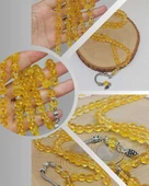 Sitrin Taşı Koyu Renk 99luk Tesbih 8mm (4713) thumbnail 1