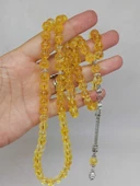 Sitrin Taşı Koyu Renk 99luk Tesbih 8mm (4713) thumbnail 5