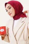 Düz Soft Eşarp Nar Çiçeği -83 - 1
