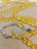 Sitrin Taşı Koyu Renk 99luk Tesbih 8mm (4713) thumbnail 3