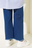 Paça Püsküllü Kendinden Kuşaklı Kot Pantolon Kot - 3