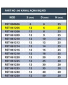 6MM TARAMA / KANAL AÇMA BIÇAĞI thumbnail 3