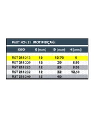 RESİSTE 12,7MM CNC MOTİF BIÇAĞI - 3