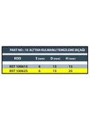 RESİSTE H:25 ALTTAN RULMANLI TEMİZLEME BIÇAĞI - 3