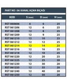 14MM TARAMA / KANAL AÇMA BIÇAĞI thumbnail 3