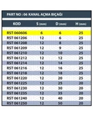 6x6 TARAMA / KANAL AÇMA BIÇAĞI - 3
