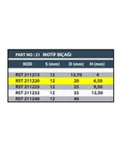 RESİSTE D:20MM CNC MOTİF BIÇAĞI - 3