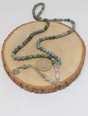 Afrika Turkuazı Taşı 99luk Tesbih 6mm (3874) thumbnail 6