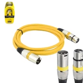Estello E4004B 6 Metre XLR Erkek-Dişi Mikrofon Kablosu - 1