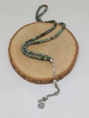 Afrika Turkuazı Taşı 99luk Tesbih 6mm (3874) thumbnail 4