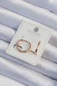 Xuping Rose Renk Kemik Model Halka Küpe - TJ-BKP9441 - 1