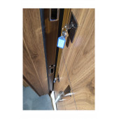 TEZ-1555 Statik Kasalı Rustik Çizgili Model Çelik Kapı, Daire Kapısı, Villa Kapısı - 3