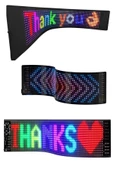 Led Matrix Panel RG-B Ekran Kumandalı App Kontrollü İş Yeri Otomobil Tır Kamyon Cam veya Duvar Uyumlu Kendiliğinden Yapışabilir - 3