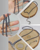 Terahertz Taşı 99luk Tesbih 6mm (4707) thumbnail 1