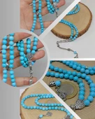 Turkuaz Taşı 99luk Tesbih 6mm (54350) thumbnail 1