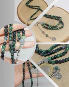 Anyolit (Rubizoit – Rubyzoisit) Taşı 99luk Tesbih 6mm (22450) thumbnail 1