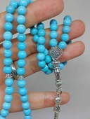 Turkuaz Taşı 99luk Tesbih 6mm (54350) thumbnail 2