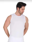 BERRAK 1026 ERKEK SÜPREM KOLSUZ LİKRALI BİSİKLET YAKA ATLET TEKLİ thumbnail 2