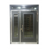 TEZ-0159 Antrasit Renk Statik Kasalı Düz Model Apartman Giriş Kapısı, Dış Mekan Kapısı, Villa Kapısı - 2