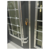 TEZ-0159 Antrasit Renk Statik Kasalı Düz Model Apartman Giriş Kapısı, Dış Mekan Kapısı, Villa Kapısı - 4