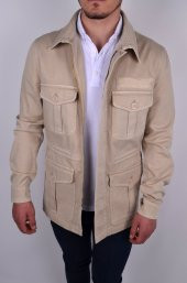 SAFARİ MODEL ASTARSIZ GABARDİN KUMAŞ BAHARLIK CEKET - 1