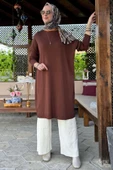 Dora Triko Tunik Kahve - 3