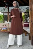 Dora Triko Tunik Kahve - 1