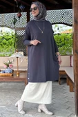 Sevda Triko Tunik Antrasit thumbnail 1