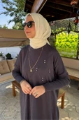 Melda Triko Tunik Antrasit - 2