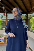 Dora Triko Tunik Lacivert - 2