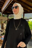 Melda Triko Tunik Siyah - 5