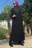 Rüya Siyah Triko Elbise - 7