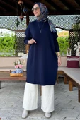 Dora Triko Tunik Lacivert - 6
