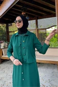 Hazal Triko Elbise Zümrüt - 5