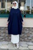 Melda Triko Tunik Lacivert - 5