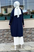 Melda Triko Tunik Lacivert - 8