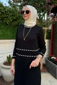 Samanyolu Siyah Triko Elbise thumbnail 4