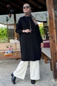 Dora Triko Tunik Siyah - 4