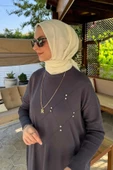 Melda Triko Tunik Antrasit - 5