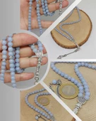 Angelit Taşı 99luk Tesbih 6mm (3926) thumbnail 1