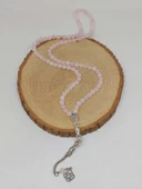 Pembe Kuvars Taşı 99luk Tesbih 6mm (1254) thumbnail 4