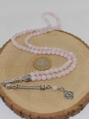 Pembe Kuvars Taşı 99luk Tesbih 6mm (1254) thumbnail 6