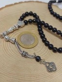 Shungite (Şungit) Taşı 99luk Tesbih 6mm (23175) thumbnail 3