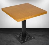 Masa Zus347 Model 90515 Cafe Resturant Yemek Masa Metal Izgara Ayak El Yapım thumbnail 5